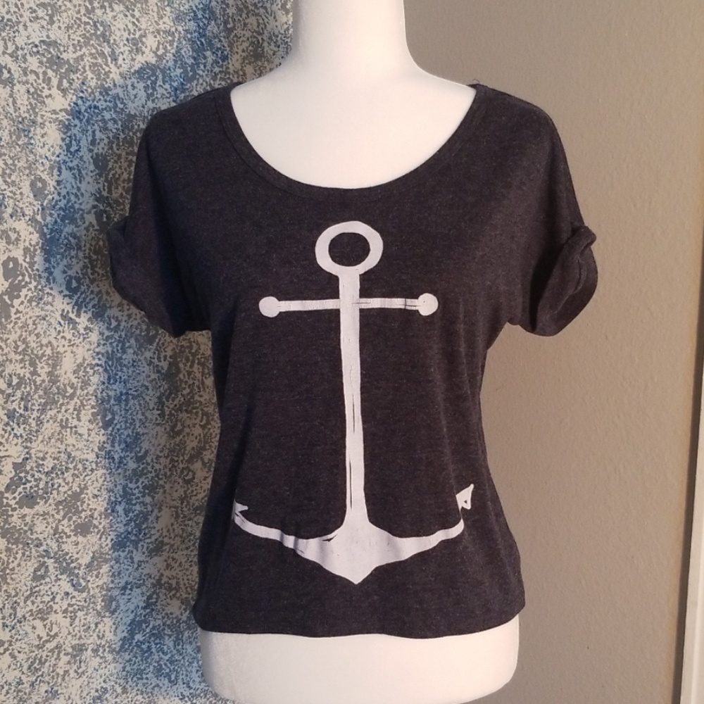 Blushed Anchor Tee